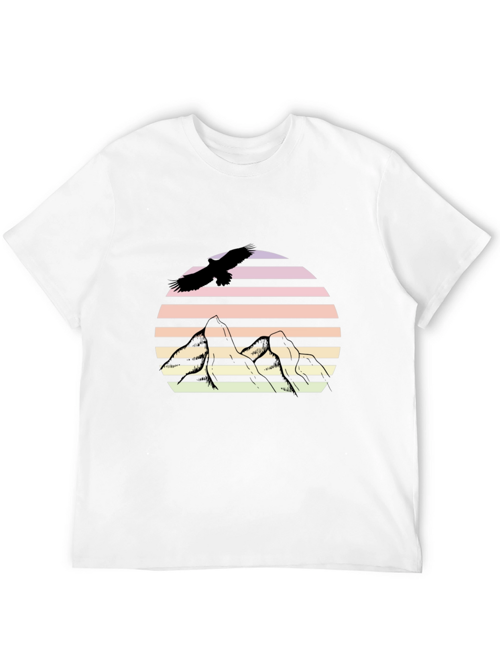 Retro Mountain Eagle T-Shirt