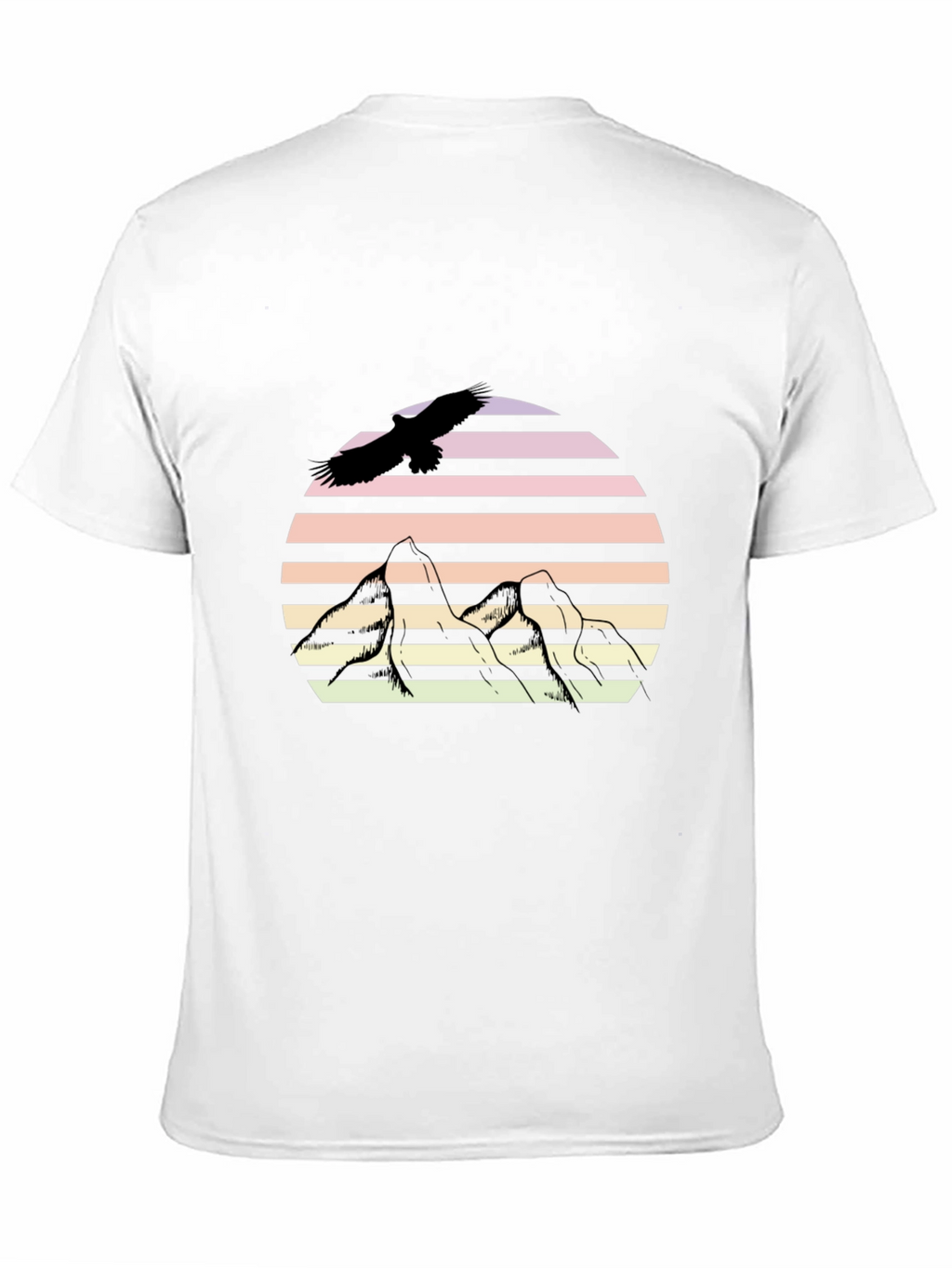 Retro Mountain Eagle T-Shirt