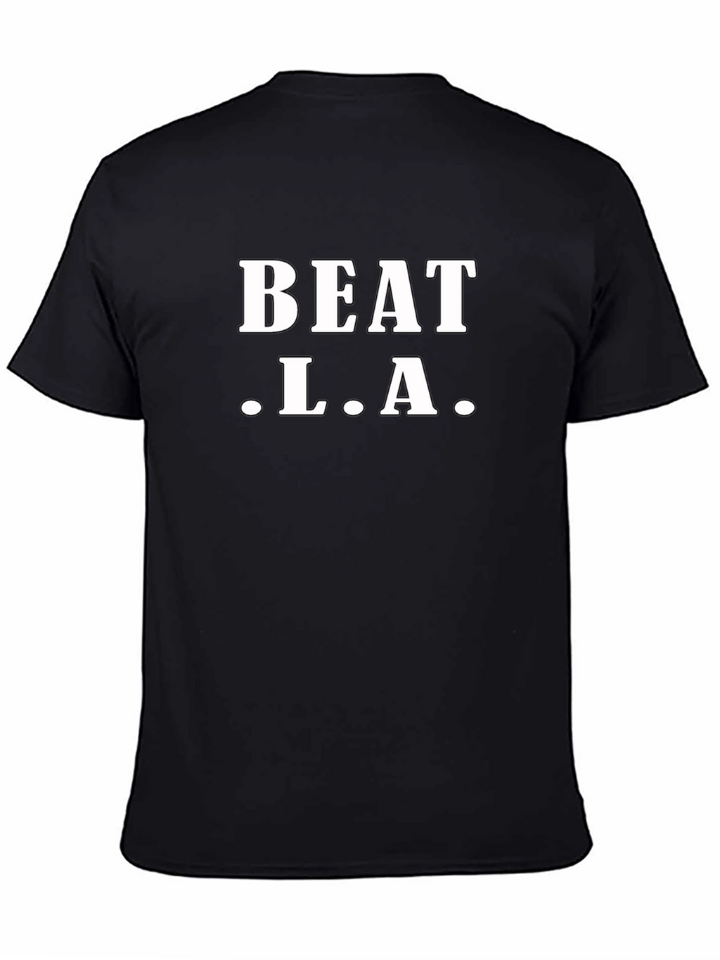 Beat L.A. Graphic Tee - Black Cotton T-Shirt