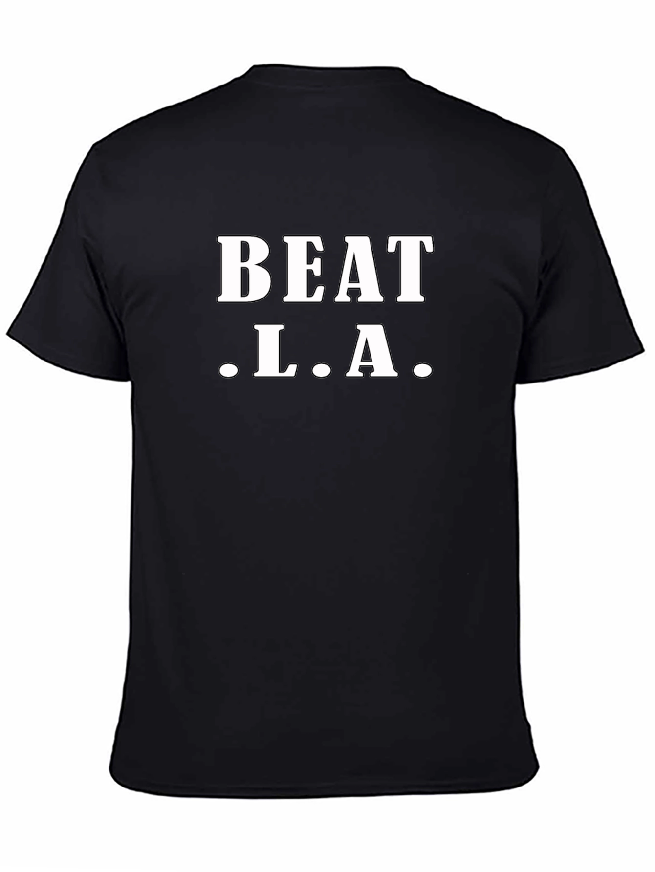 Beat L.A. Graphic Tee - Black Cotton T-Shirt