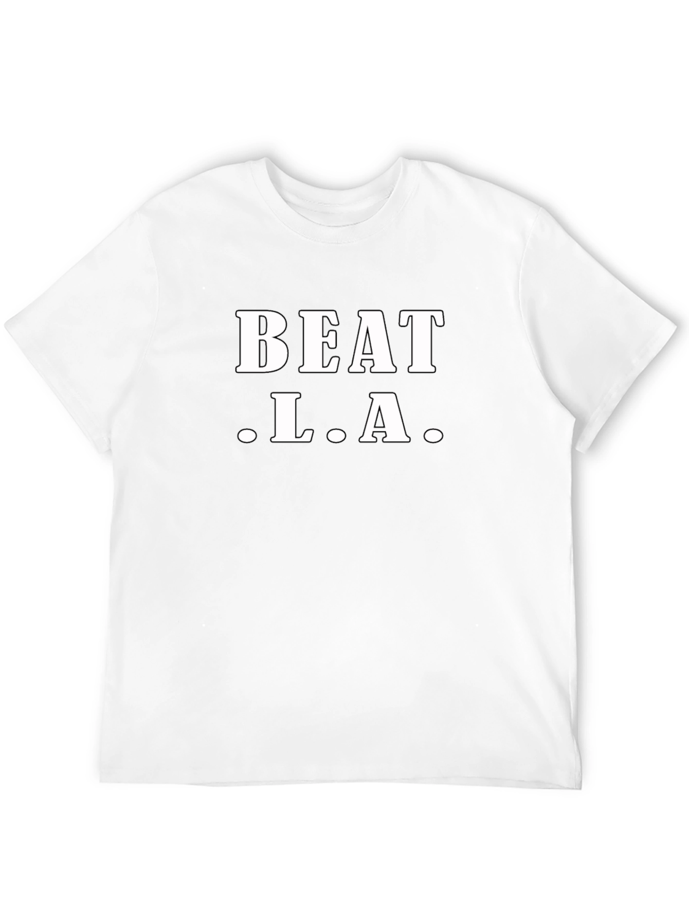 Beat L.A. Graphic Tee - Black Cotton T-Shirt