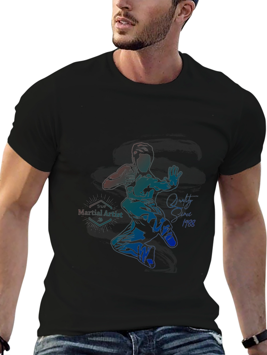 Martial Artist Graphic T-Shirt