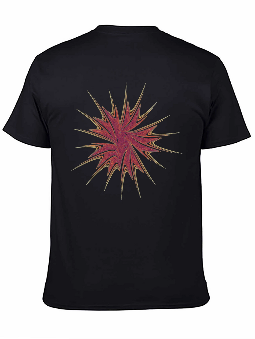 Abstract Burst Graphic Tee - Modern Art Fashion