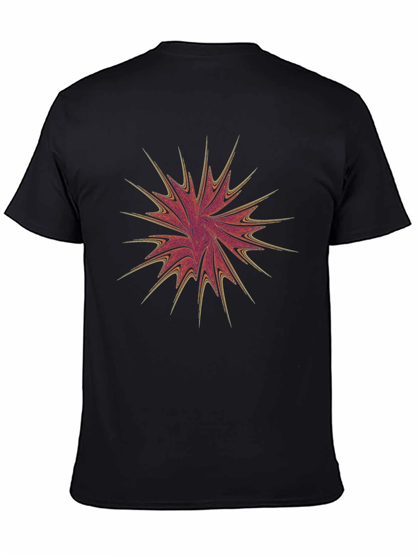 Abstract Burst Graphic Tee - Modern Art Fashion