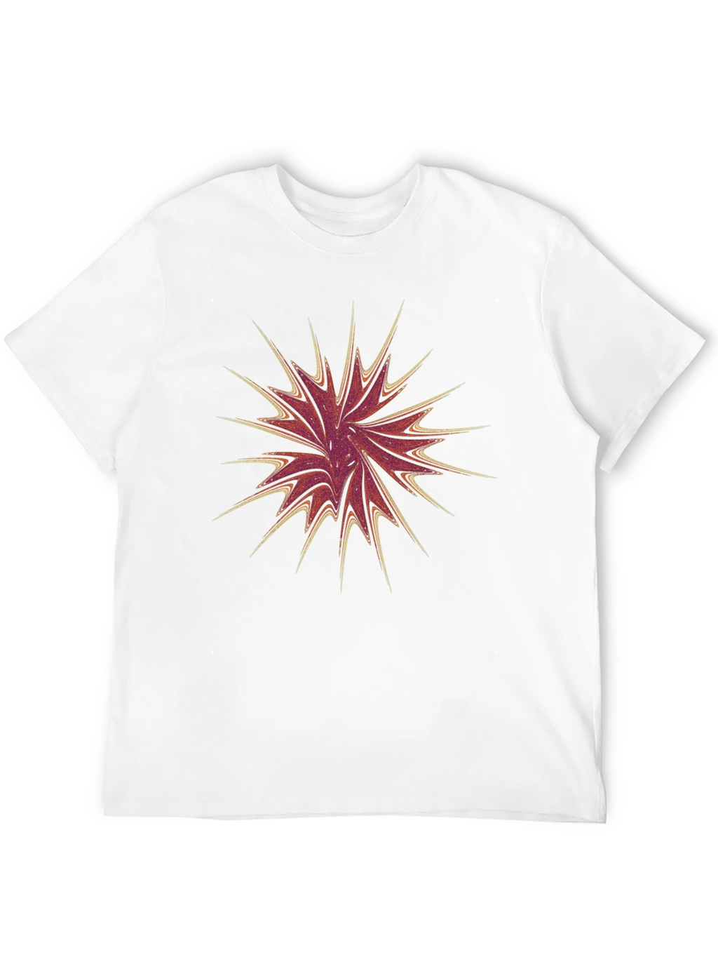 Abstract Burst Graphic Tee - Modern Art Fashion