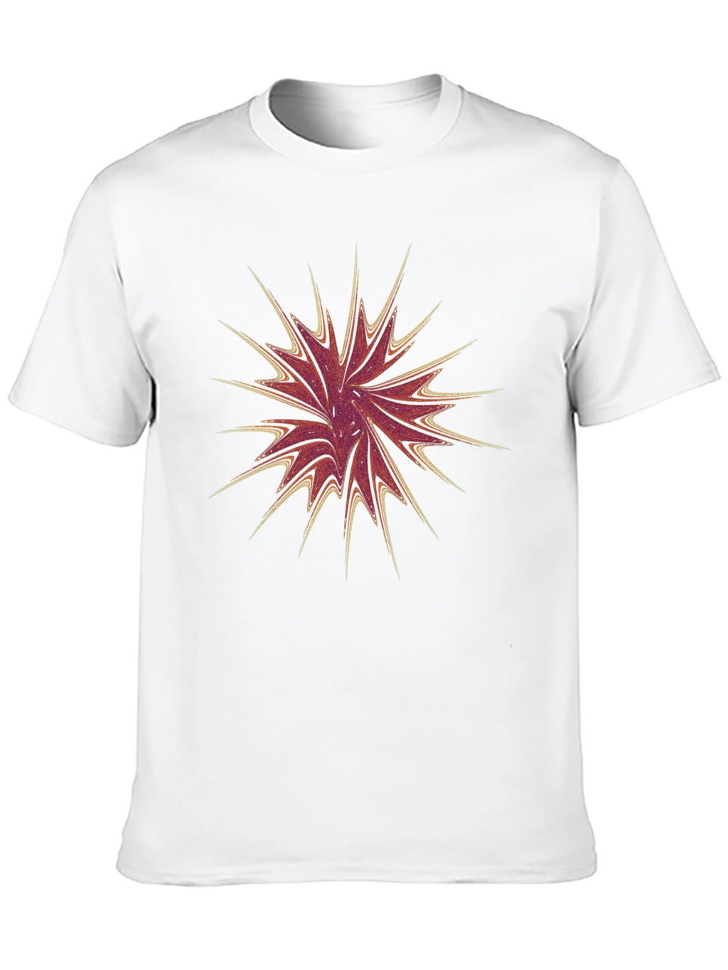 Abstract Burst Graphic Tee - Modern Art Fashion