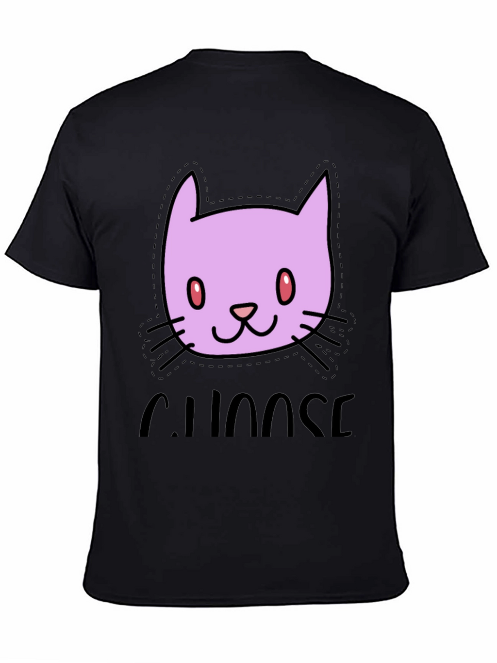 Choose Chaos Cat T-Shirt - Stylish Graphic Tee
