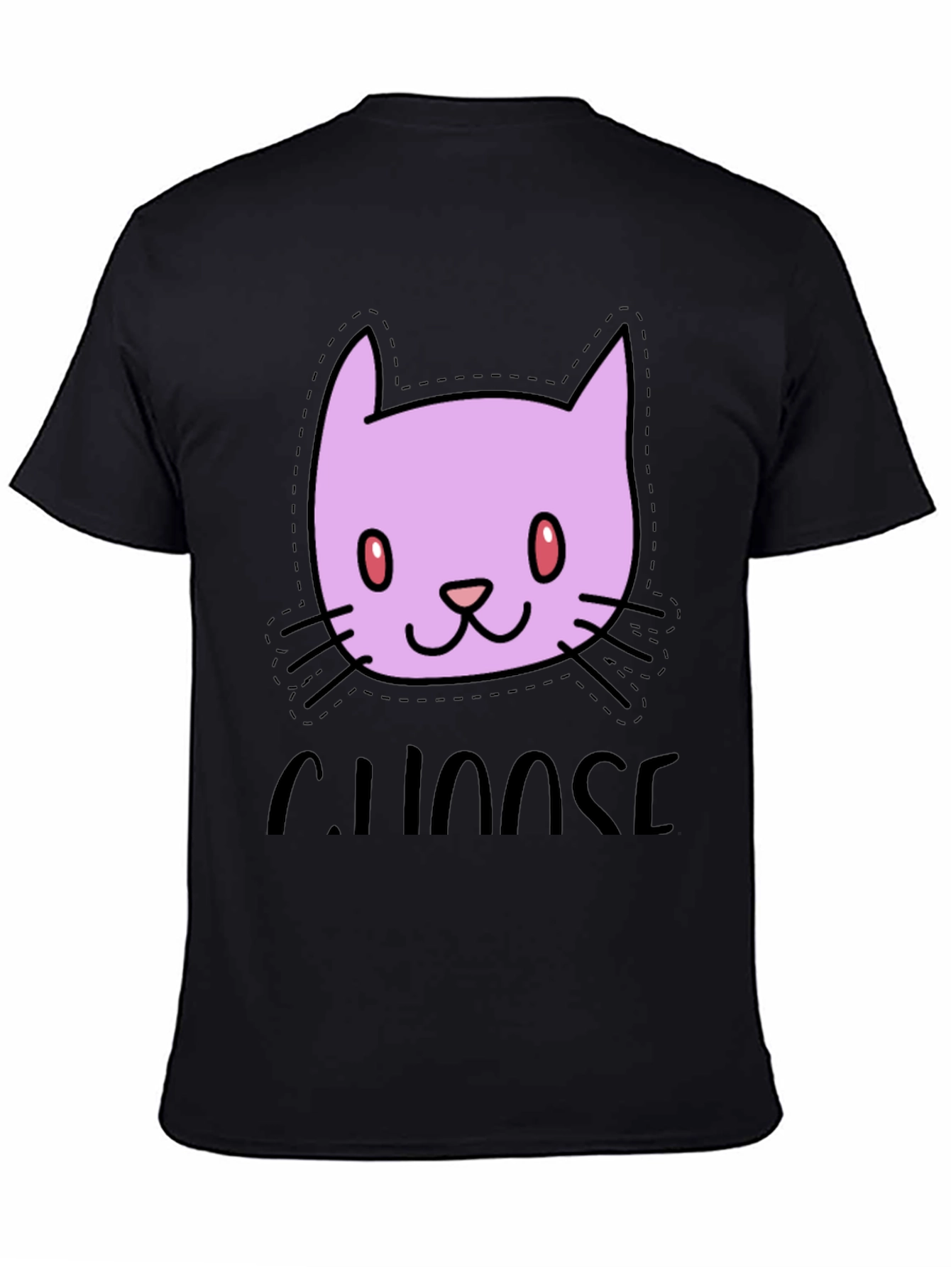 Choose Chaos Cat T-Shirt - Stylish Graphic Tee