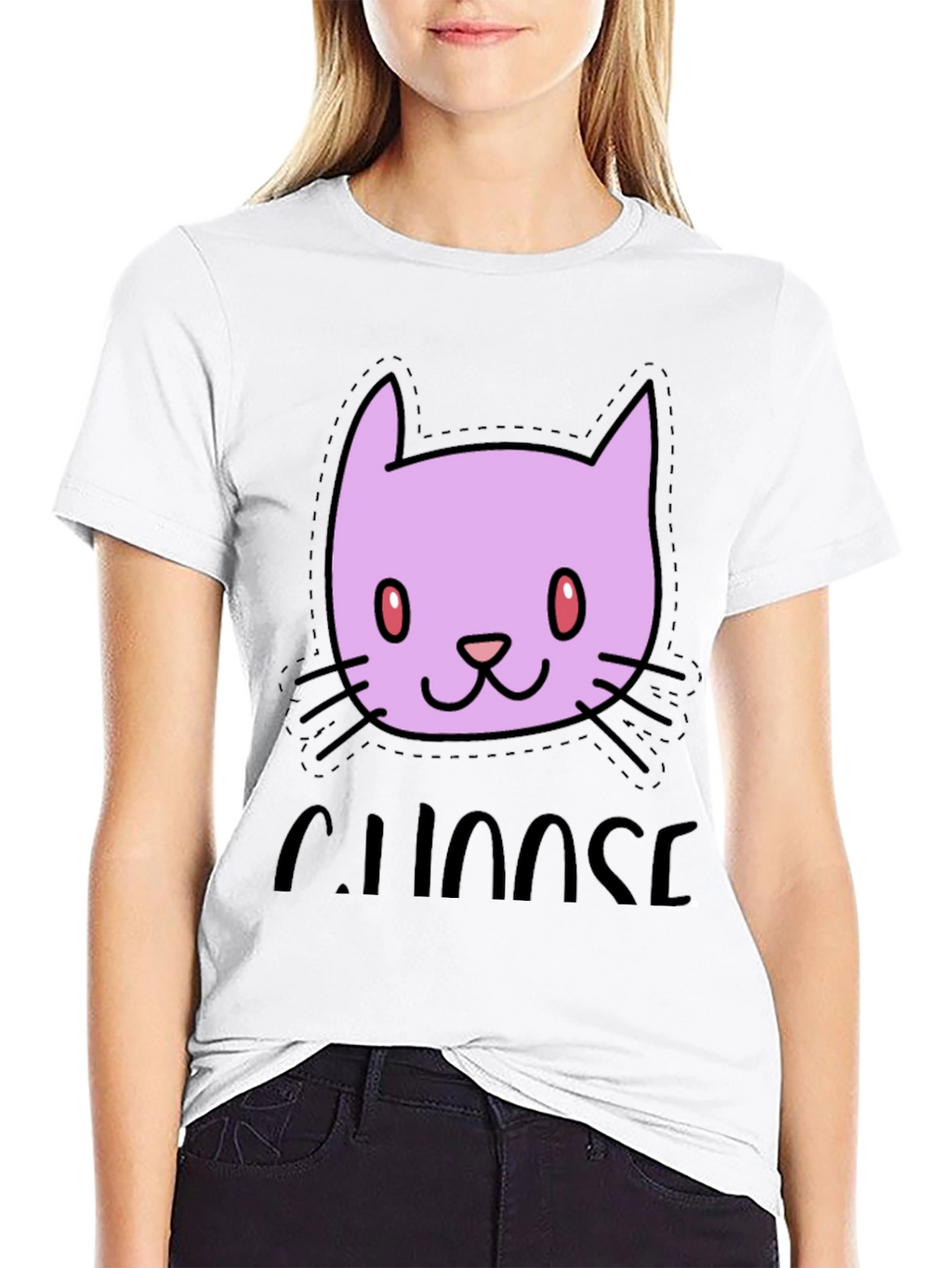 Choose Chaos Cat T-Shirt - Stylish Graphic Tee