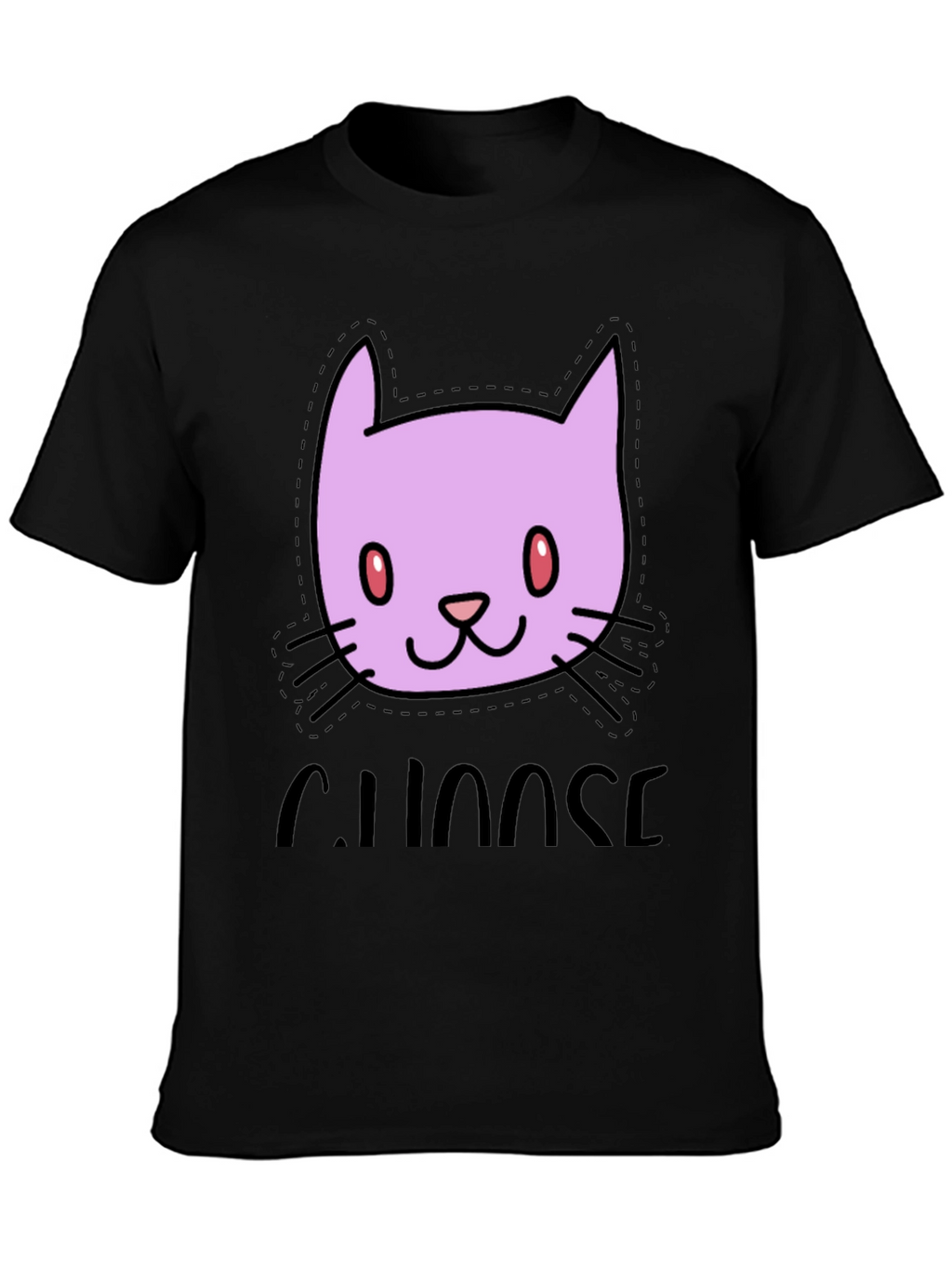 Choose Chaos Cat T-Shirt - Stylish Graphic Tee