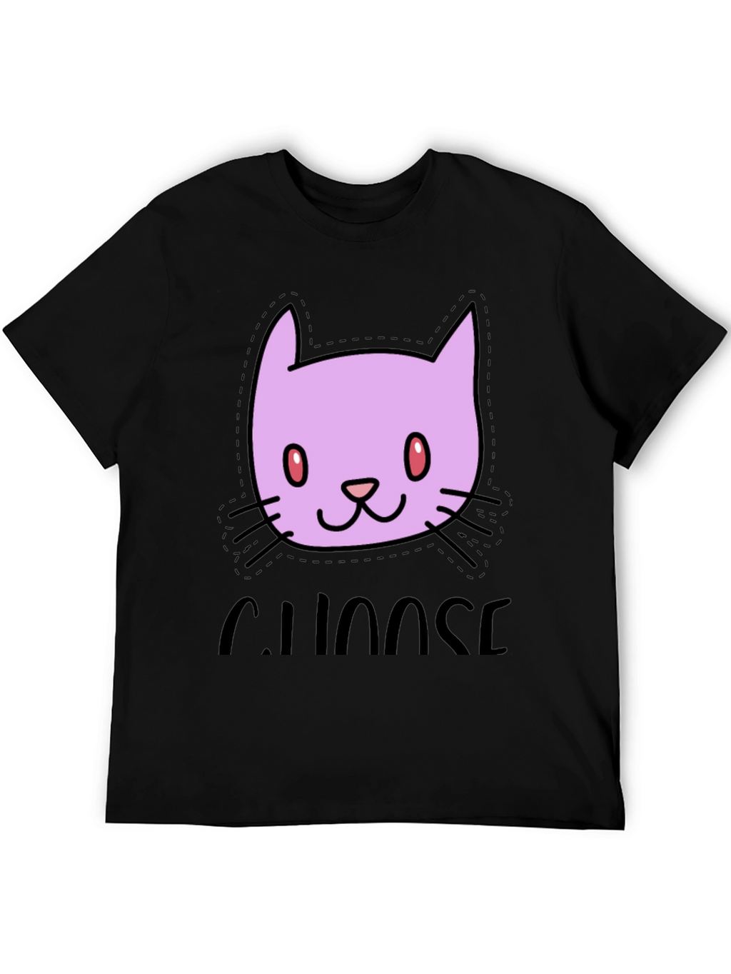 Choose Chaos Cat T-Shirt - Stylish Graphic Tee