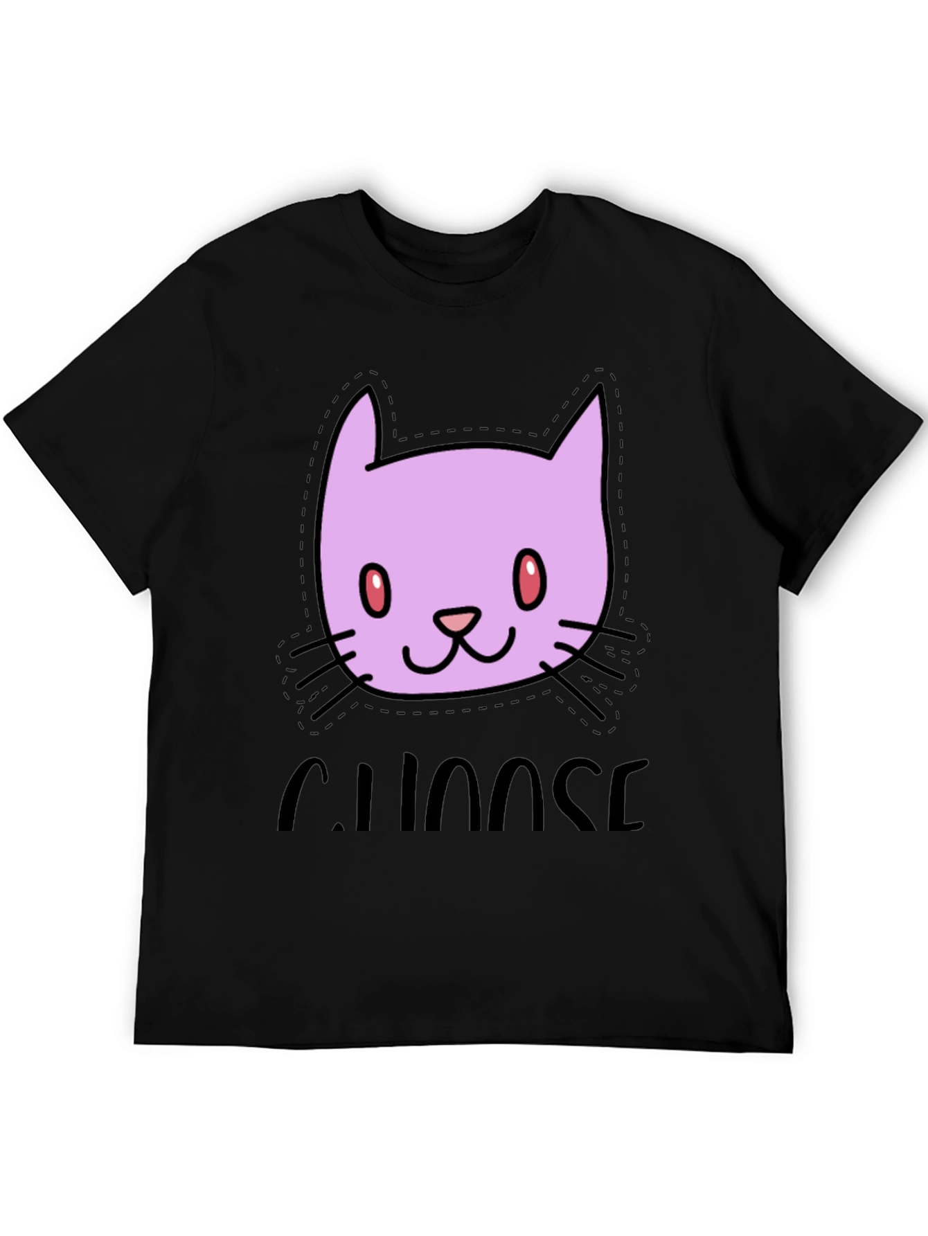 Choose Chaos Cat T-Shirt - Stylish Graphic Tee