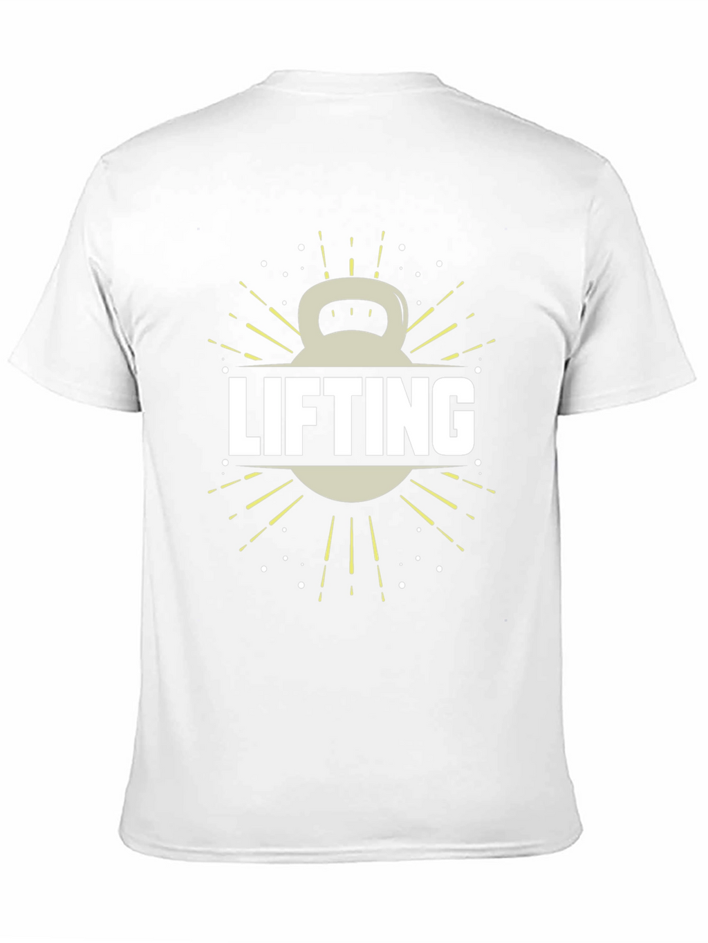 Lifting Kettlebell Graphic Tee - Gym Workout Shirt