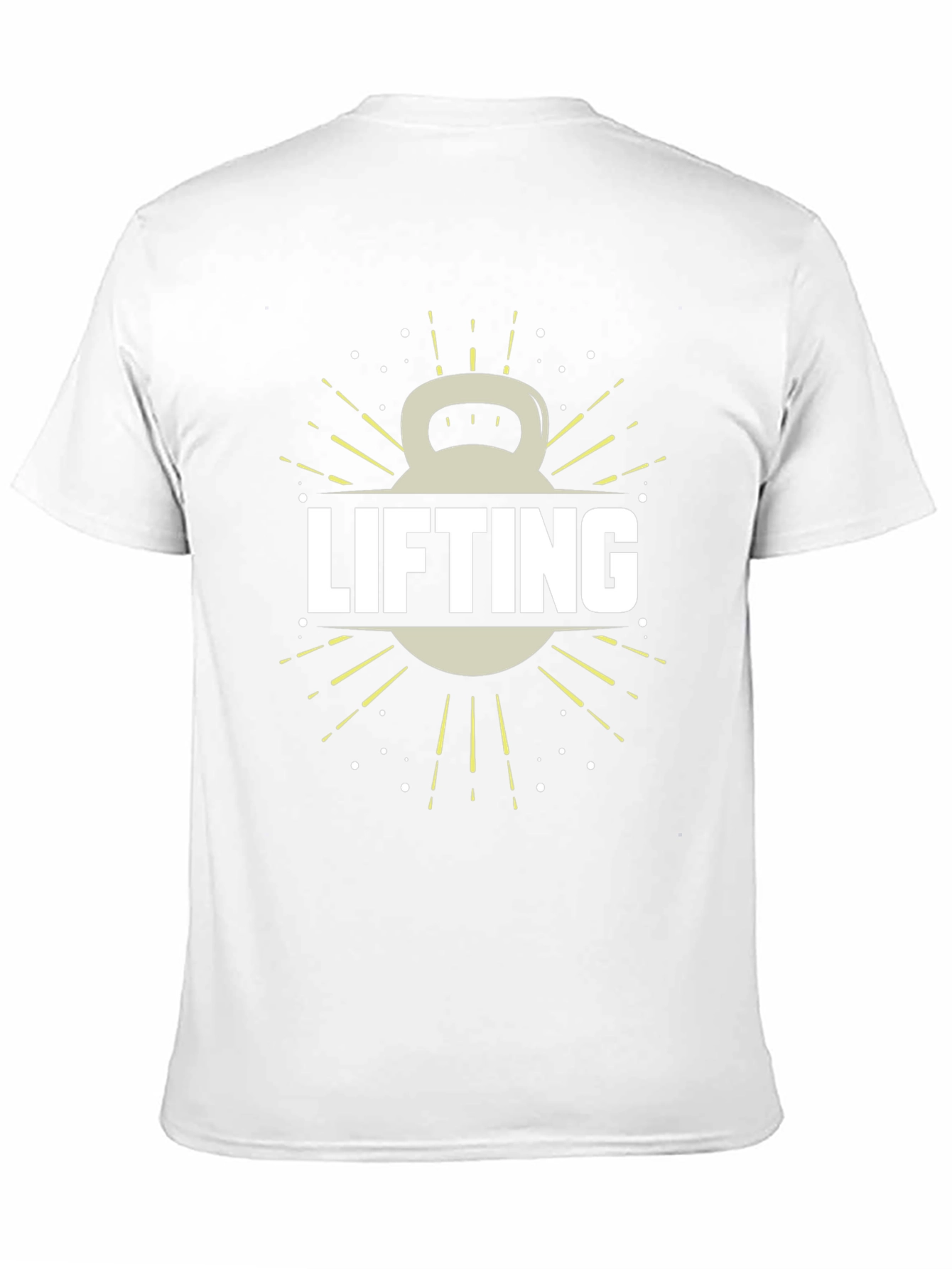 Lifting Kettlebell Graphic Tee - Gym Workout Shirt