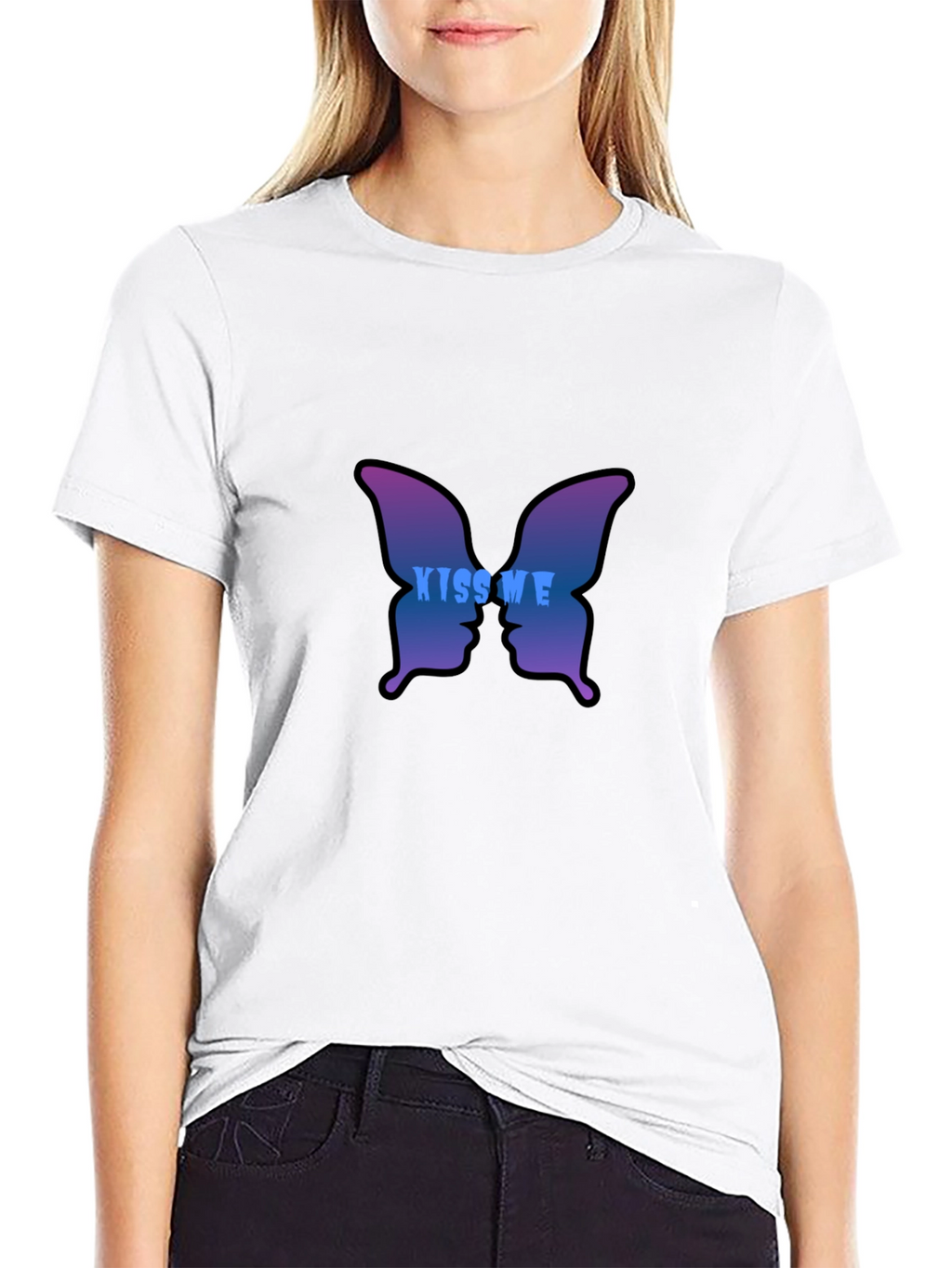 Kiss Me Butterfly Graphic Tee