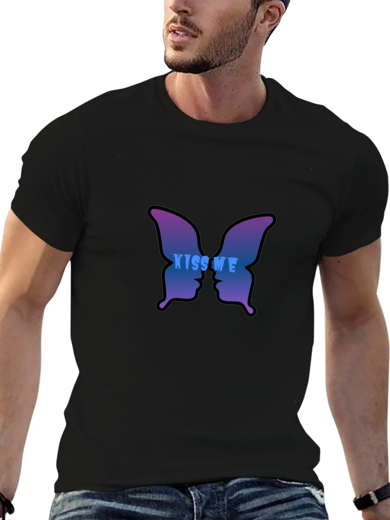 Kiss Me Butterfly Graphic Tee