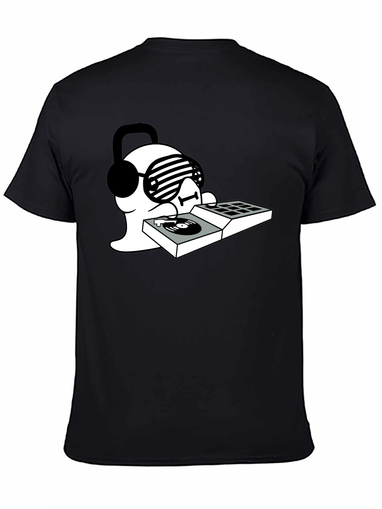 DJ Ghost T-Shirt - Black Graphic Tee