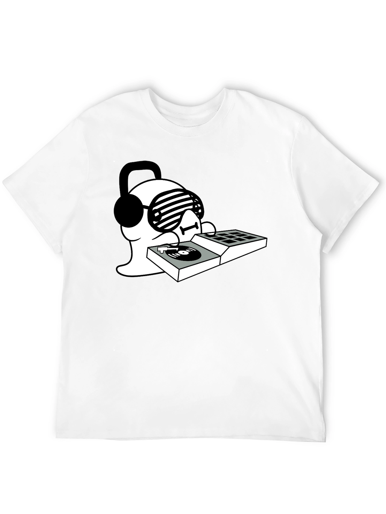 DJ Ghost T-Shirt - Black Graphic Tee