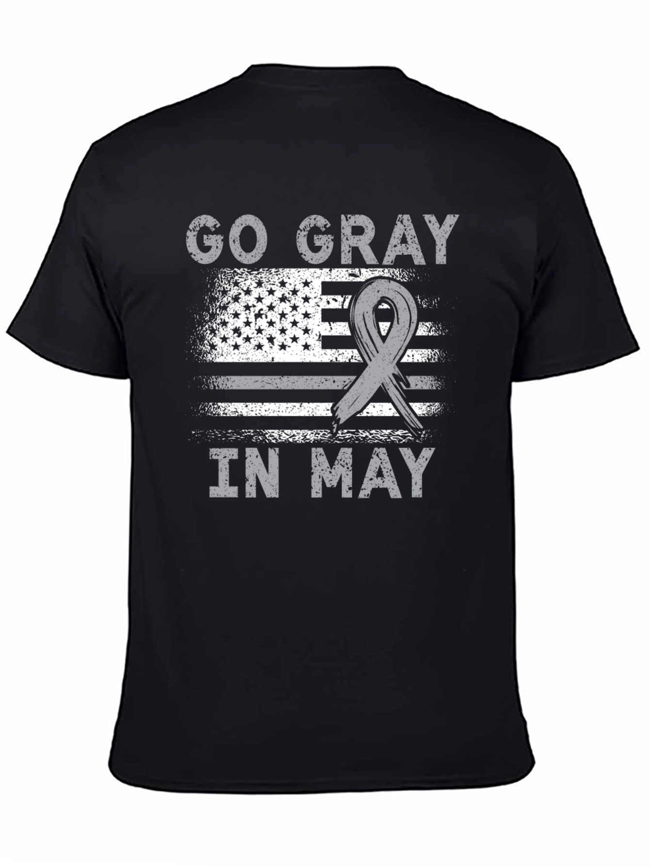 Go Gray in May T-Shirt - Brain Cancer Awareness Tee
