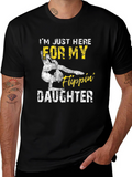Gymnastics Dad Tee: Flippin Daughter T-Shirt