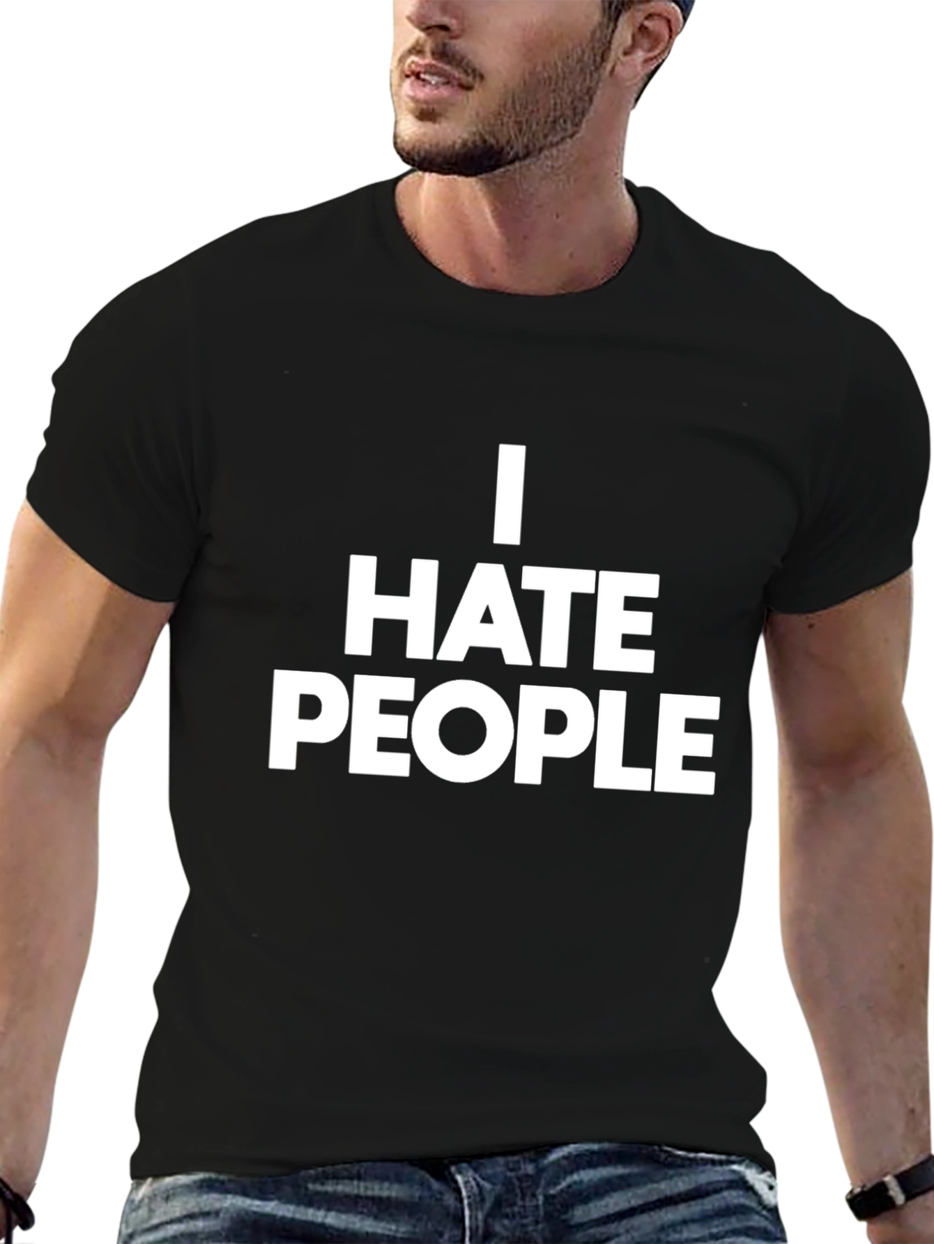 I Hate People T-Shirt - Bold Statement Tee