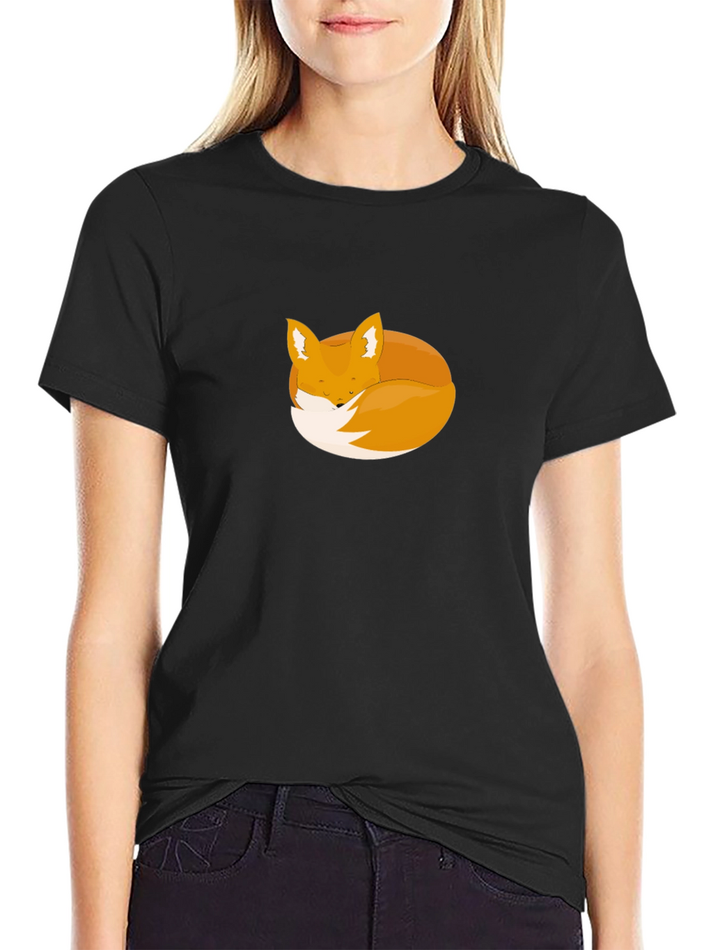 Fox Nap T-Shirt - Soft Graphic Tee