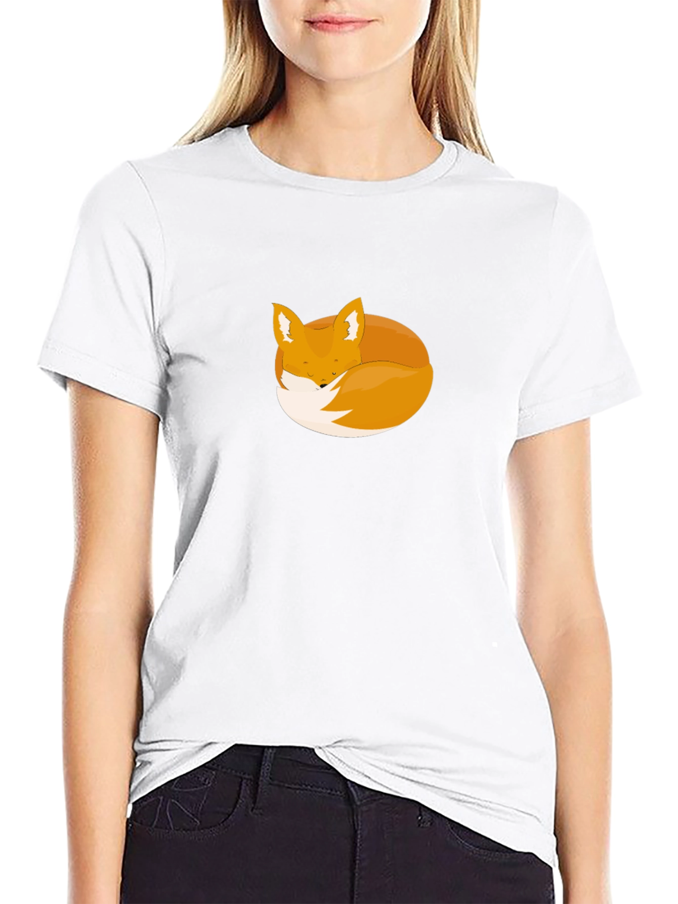 Fox Nap T-Shirt - Soft Graphic Tee