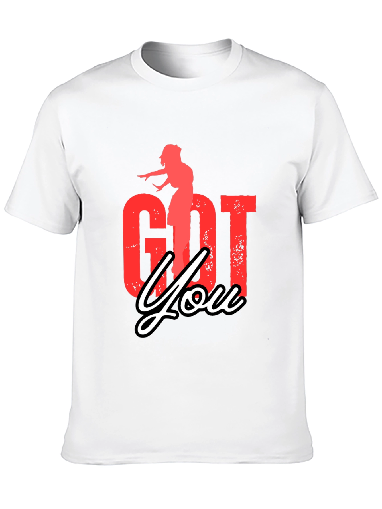 Got You Graphic Tee - Black Casual T-Shirt