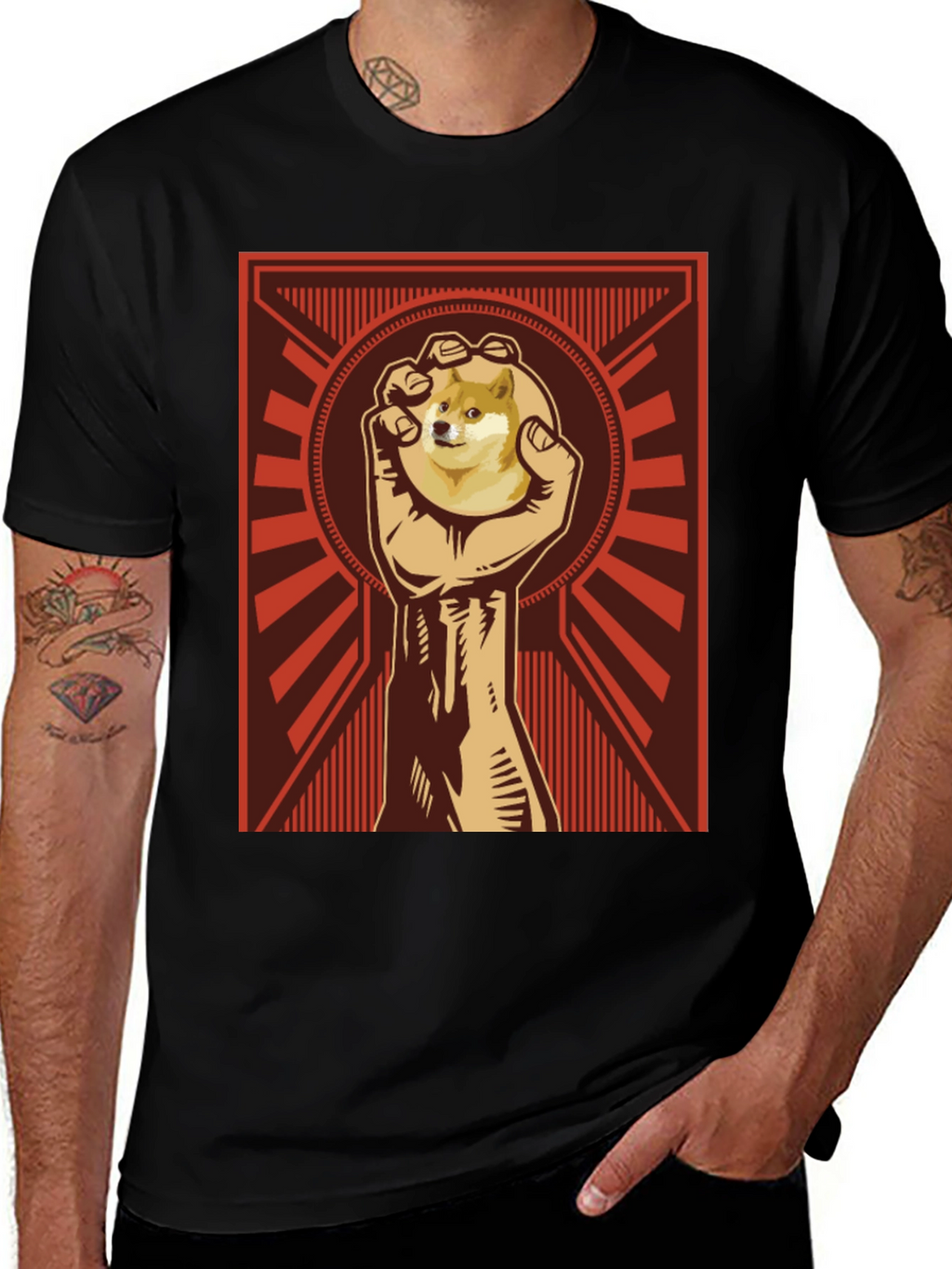 Doge Meme T-Shirt - Fist Graphic Tee