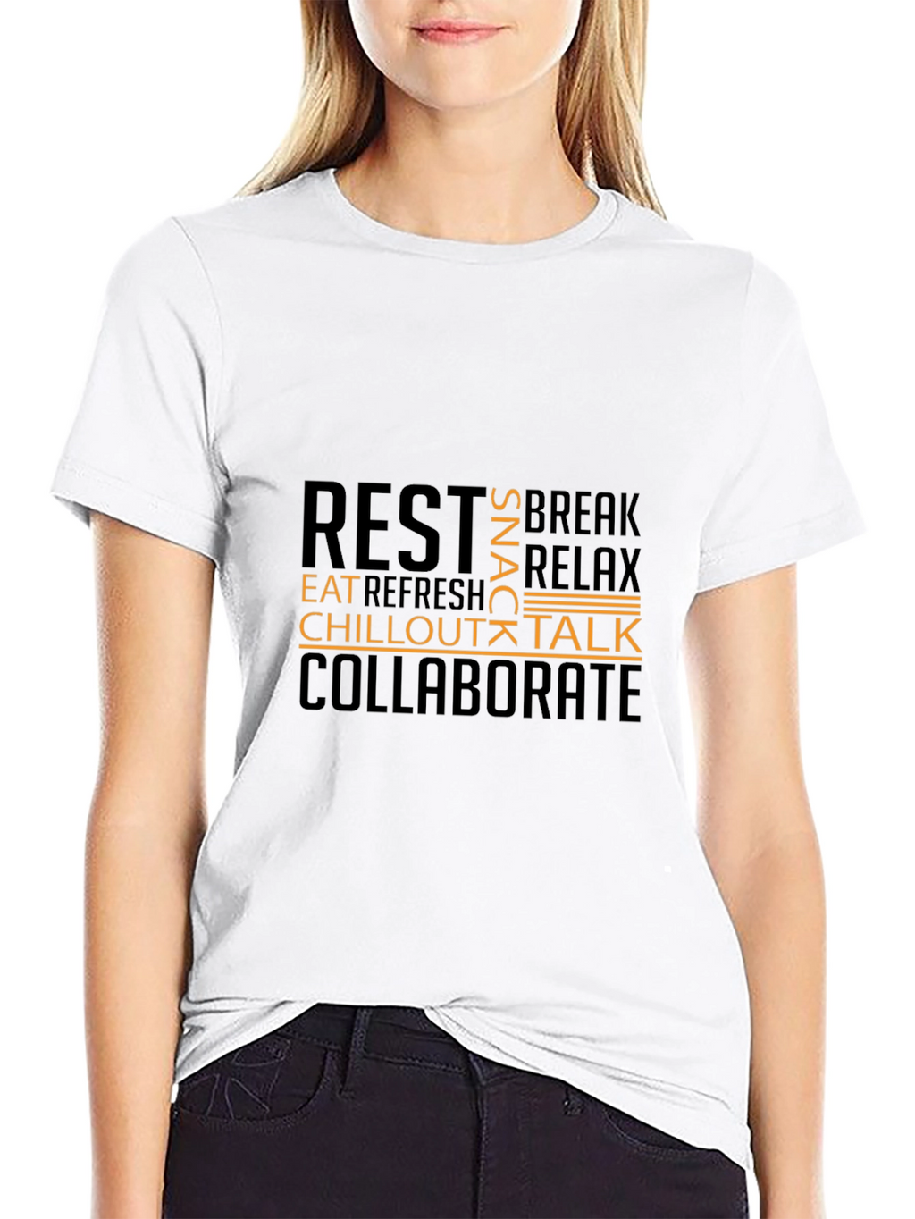Relaxation T-Shirt - Rest Chill Collaborate Design