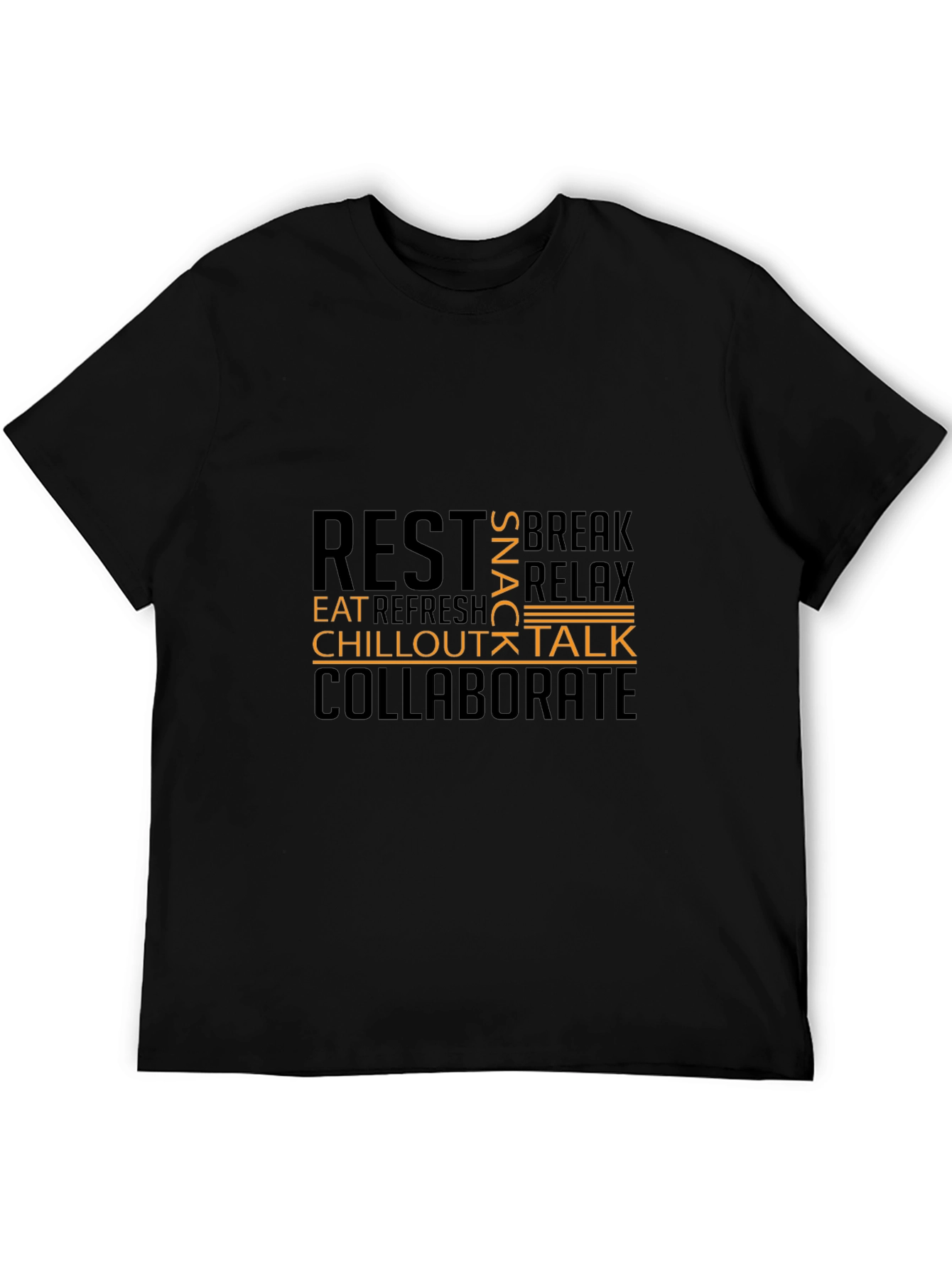 Relaxation T-Shirt - Rest Chill Collaborate Design