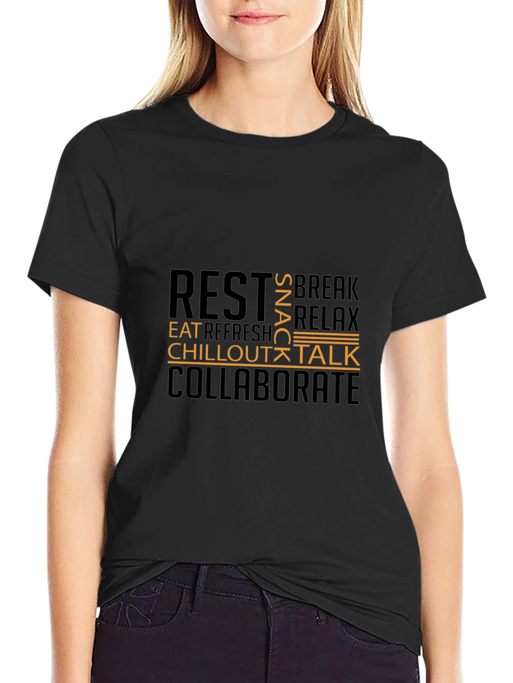 Relaxation T-Shirt - Rest Chill Collaborate Design