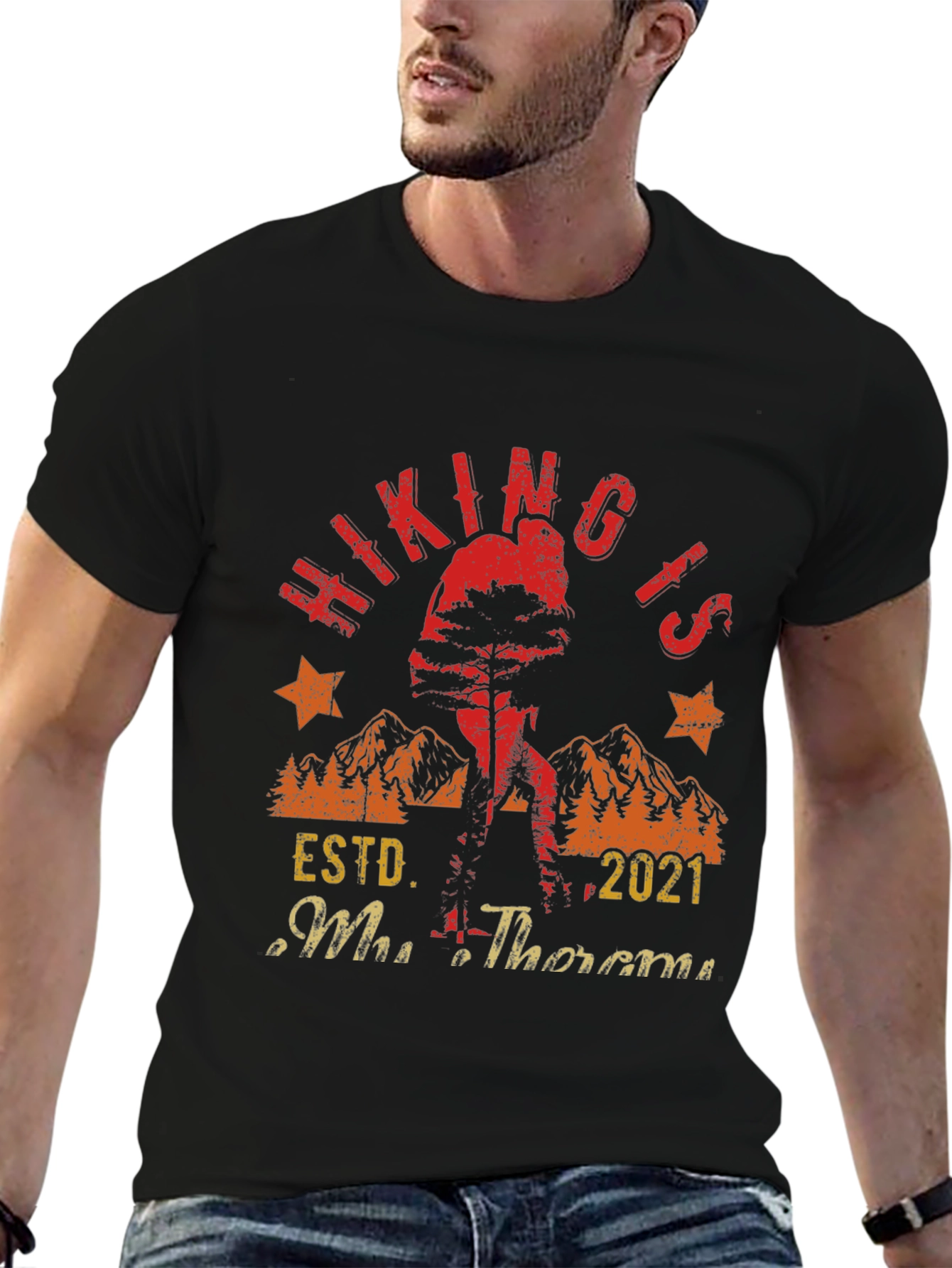 Hiking Is My Therapy Graphic Tee