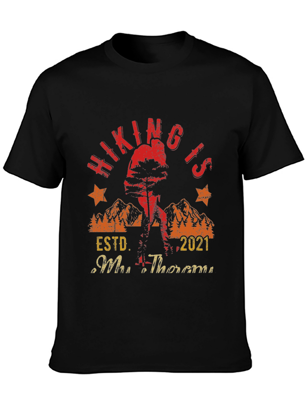 Hiking Is My Therapy Graphic Tee