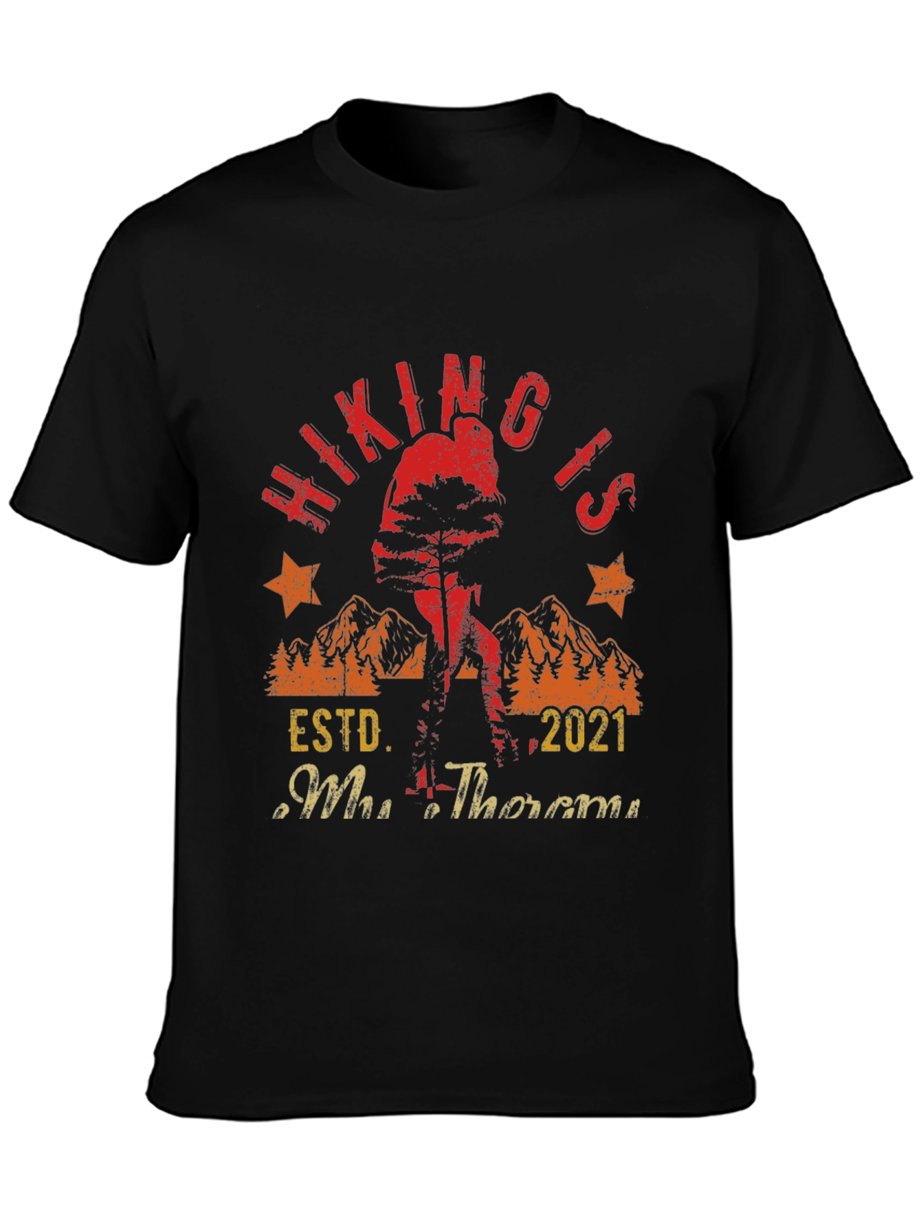 Hiking Is My Therapy Graphic Tee
