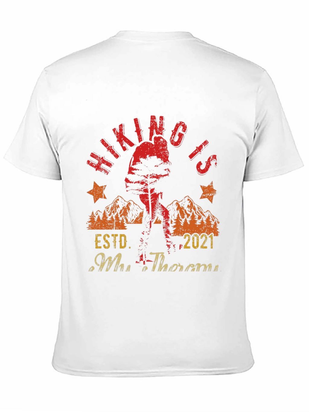 Hiking Is My Therapy Graphic Tee