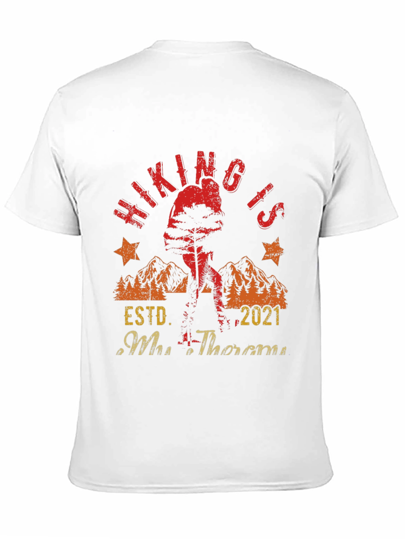 Hiking Is My Therapy Graphic Tee