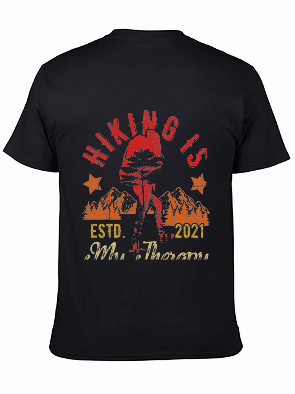 Hiking Is My Therapy Graphic Tee