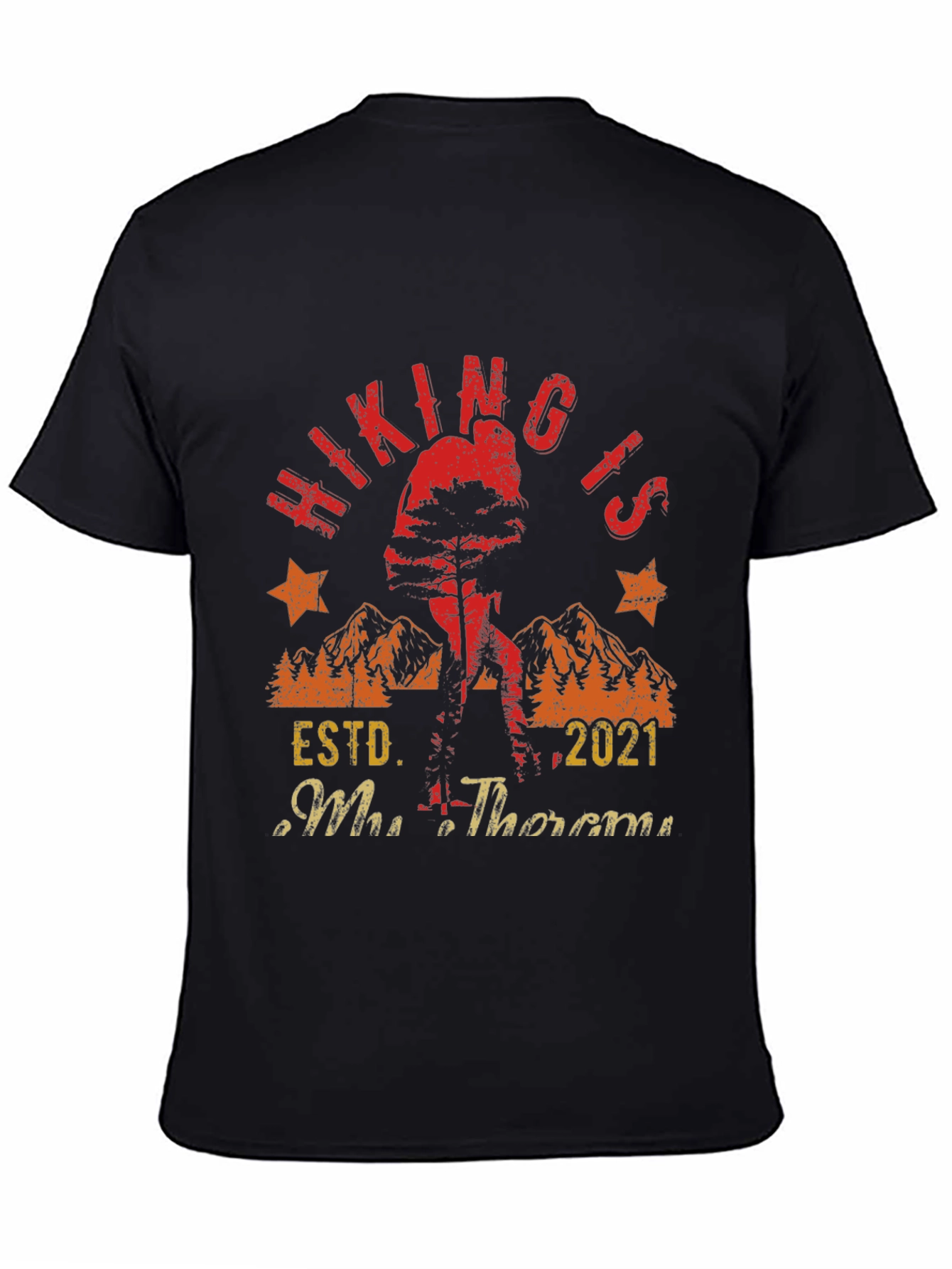Hiking Is My Therapy Graphic Tee