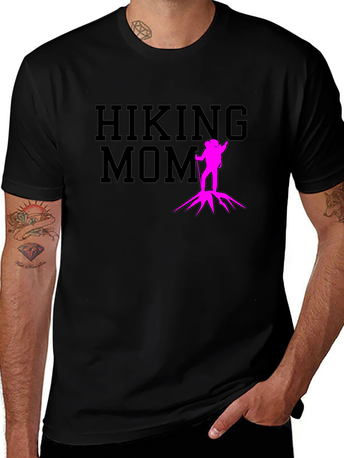 Hiking Mom Graphic T-Shirt
