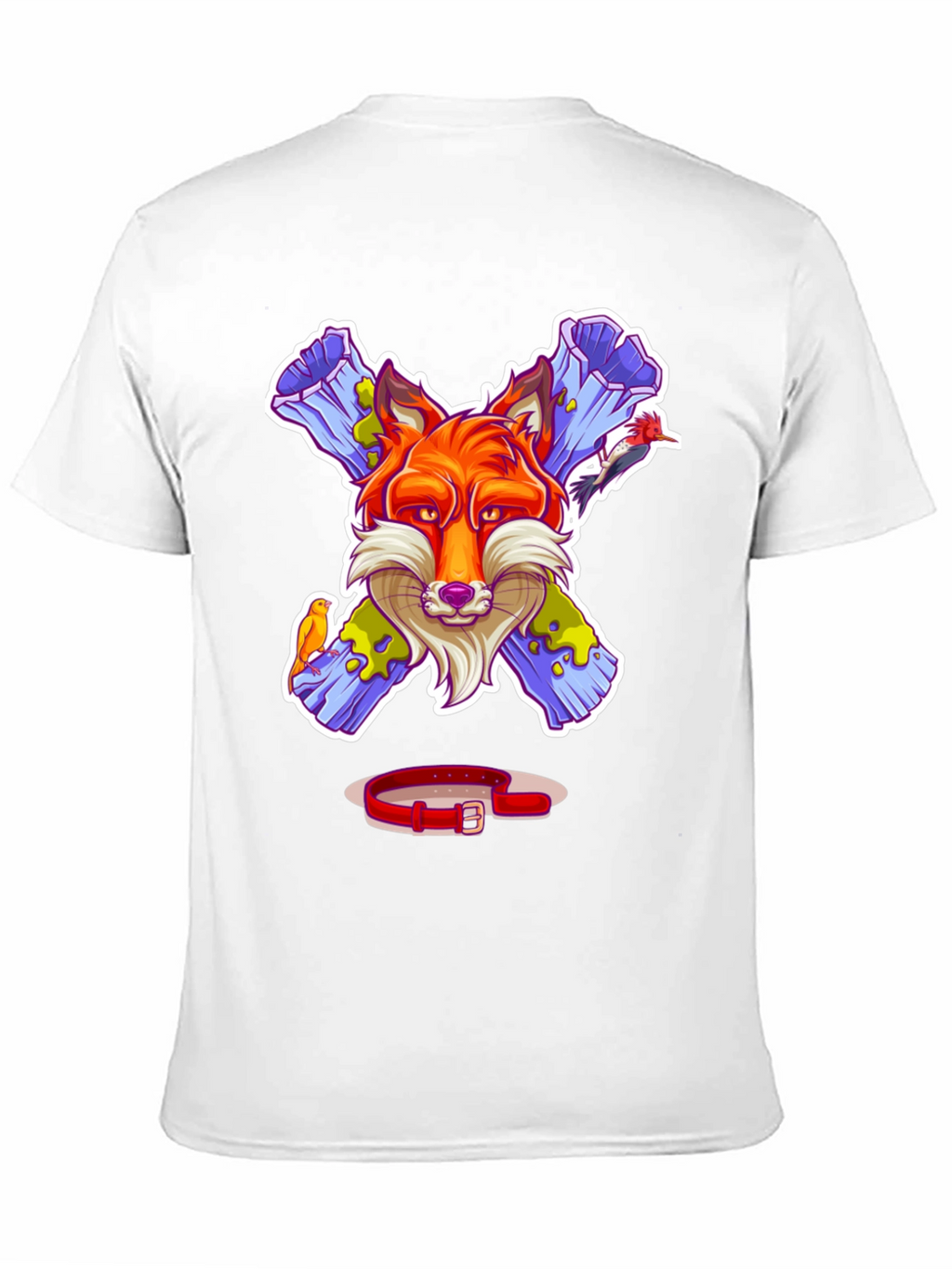 Fox Graphic Tee - Unique Animal Design