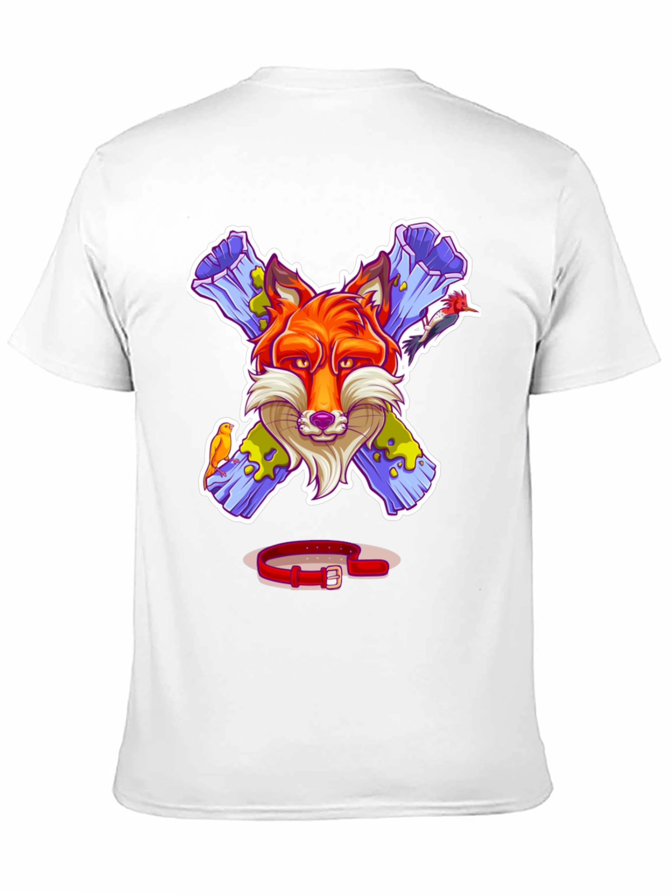 Fox Graphic Tee - Unique Animal Design