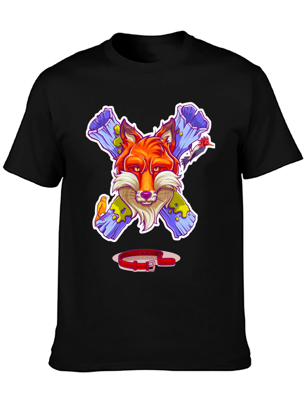 Fox Graphic Tee - Unique Animal Design