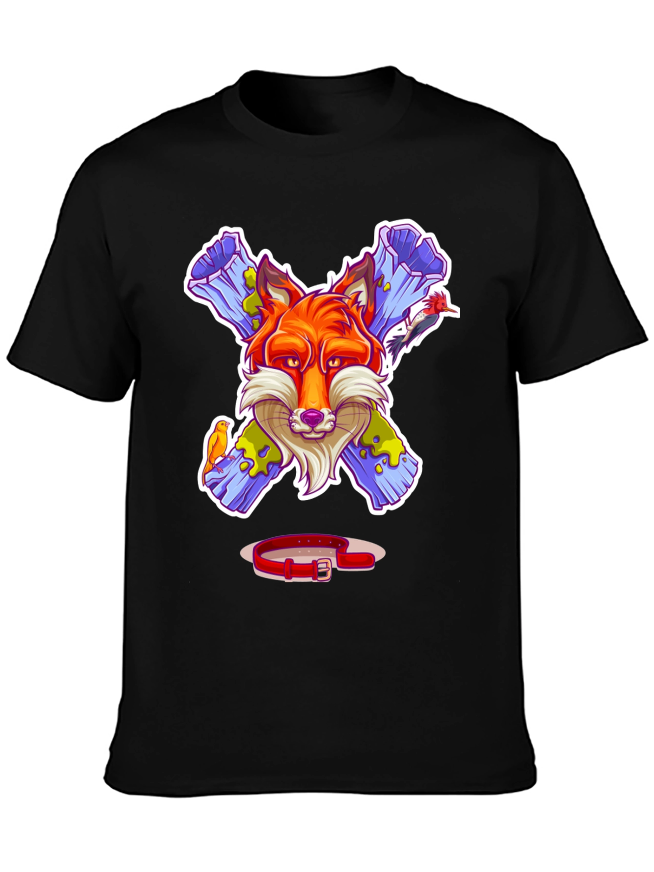 Fox Graphic Tee - Unique Animal Design