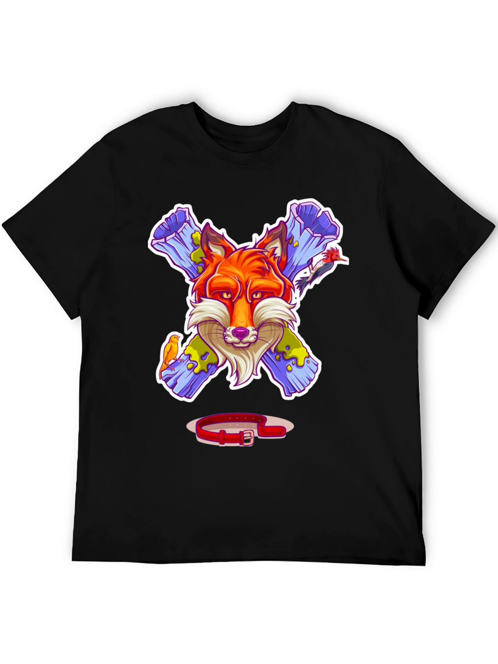 Fox Graphic Tee - Unique Animal Design