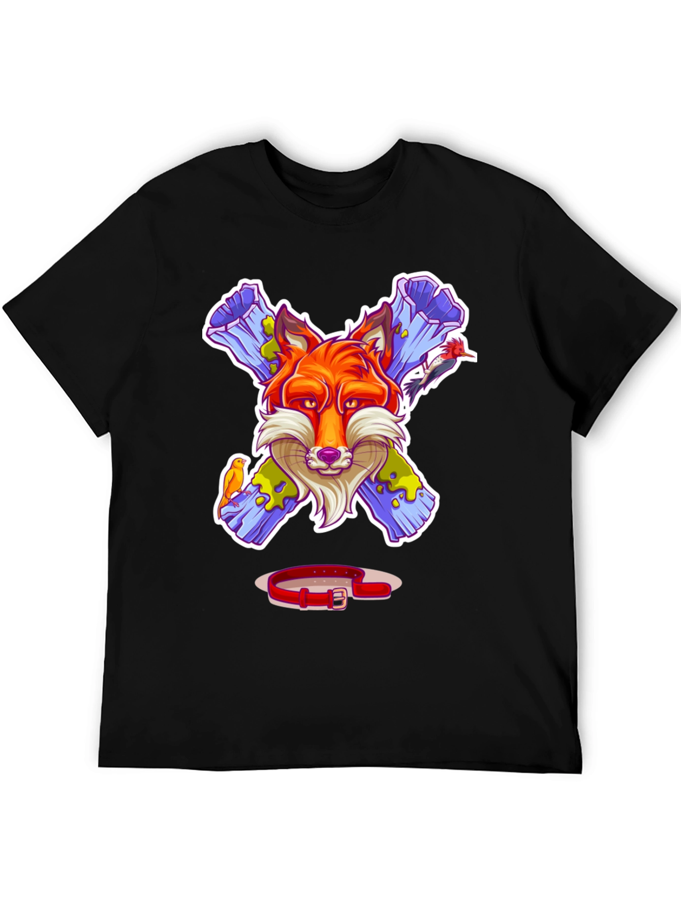 Fox Graphic Tee - Unique Animal Design
