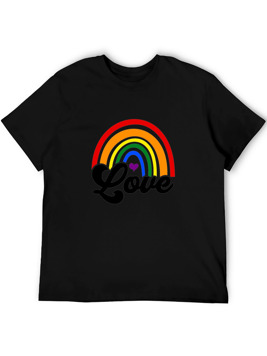 Rainbow Love Graphic Tee - Pride T-Shirt