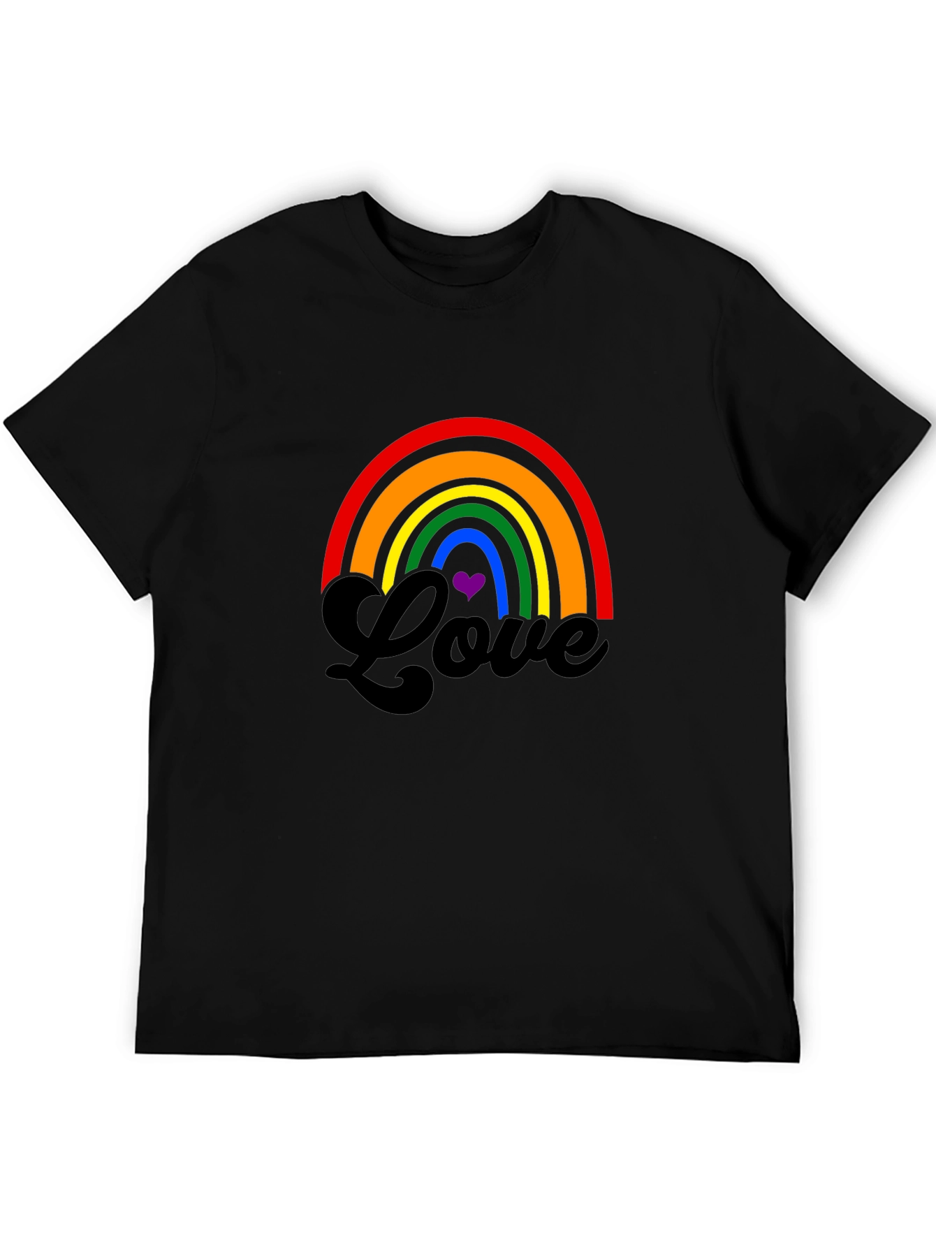 Rainbow Love Graphic Tee - Pride T-Shirt