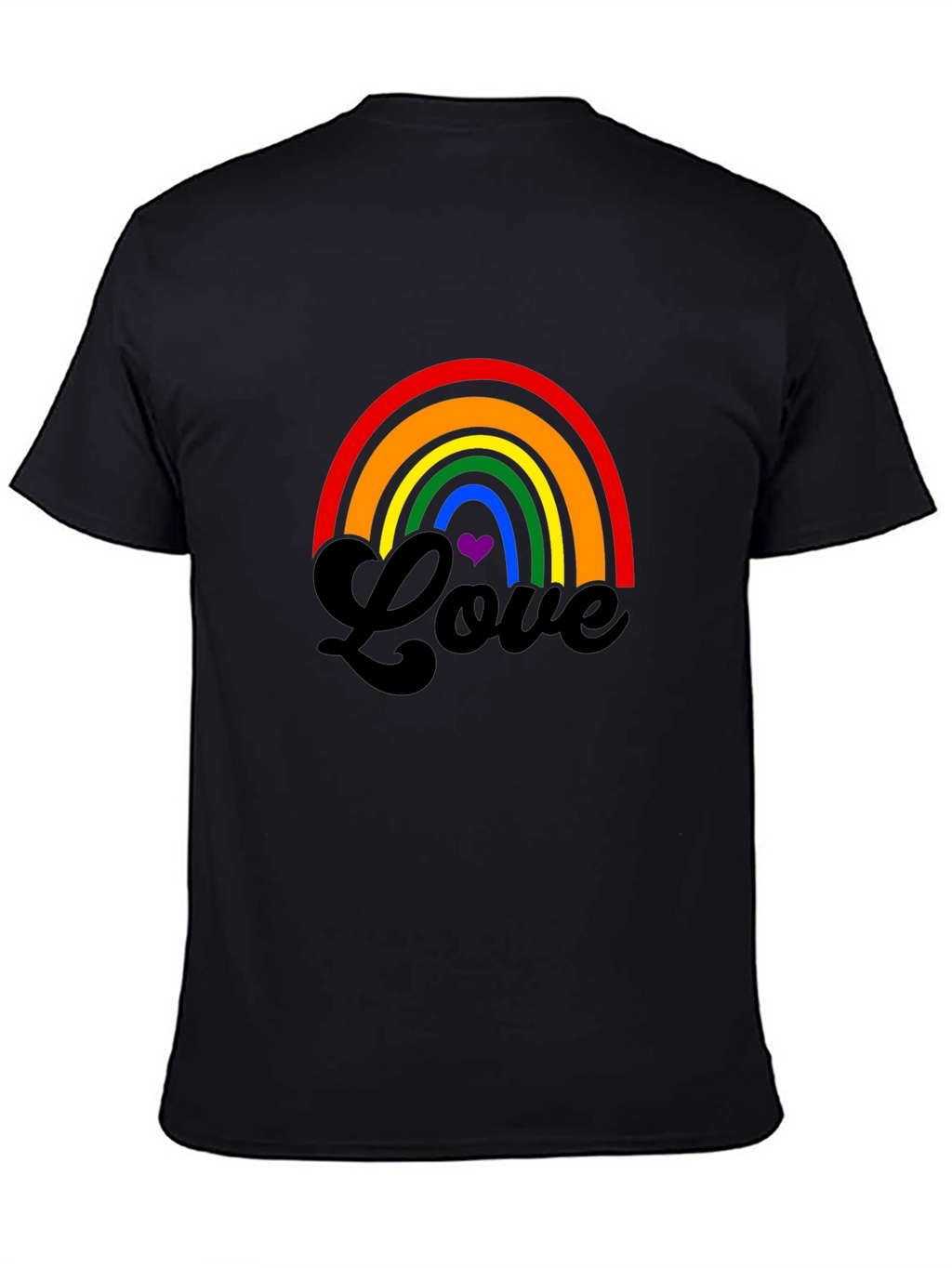 Rainbow Love Graphic Tee - Pride T-Shirt