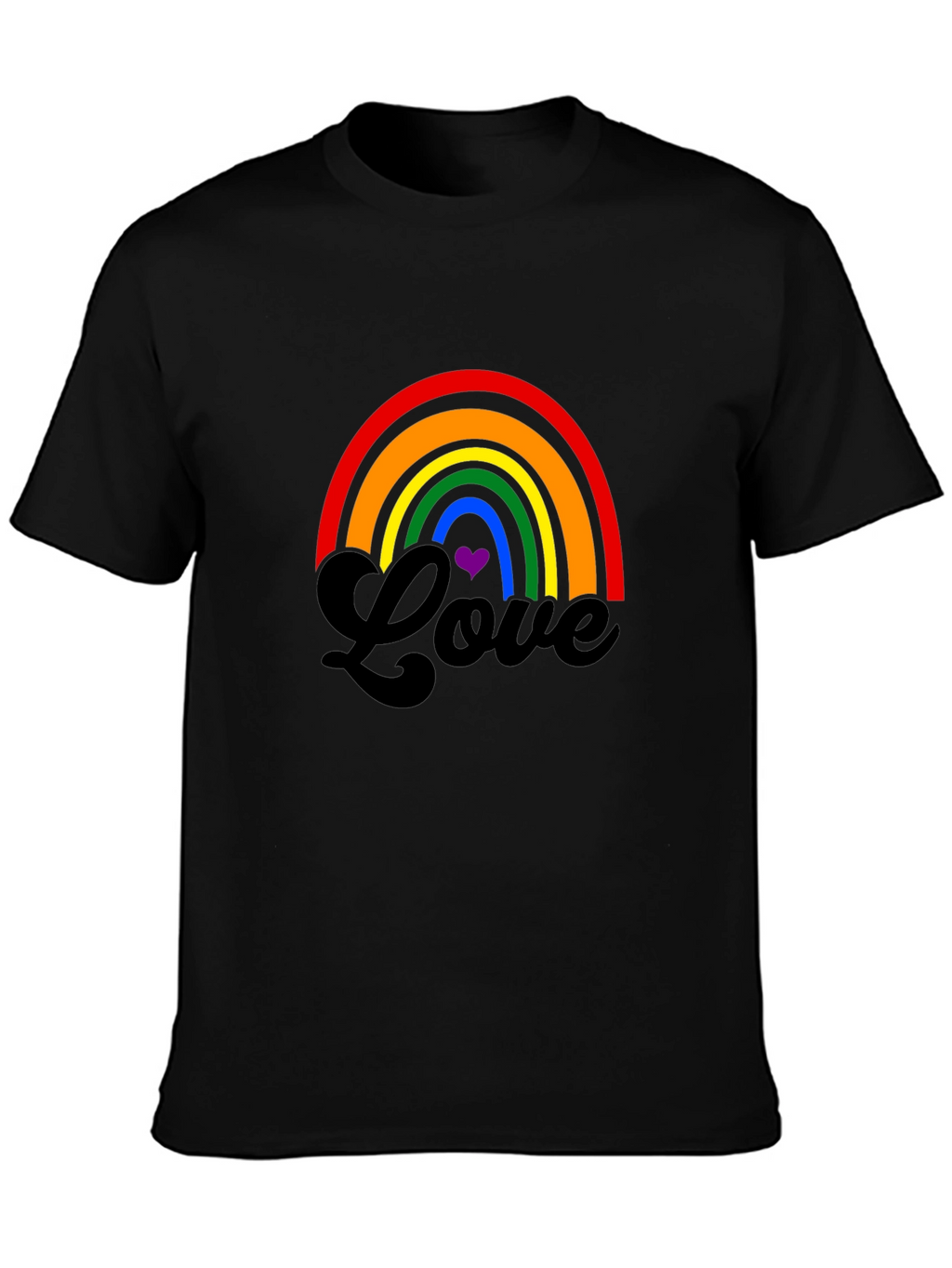 Rainbow Love Graphic Tee - Pride T-Shirt